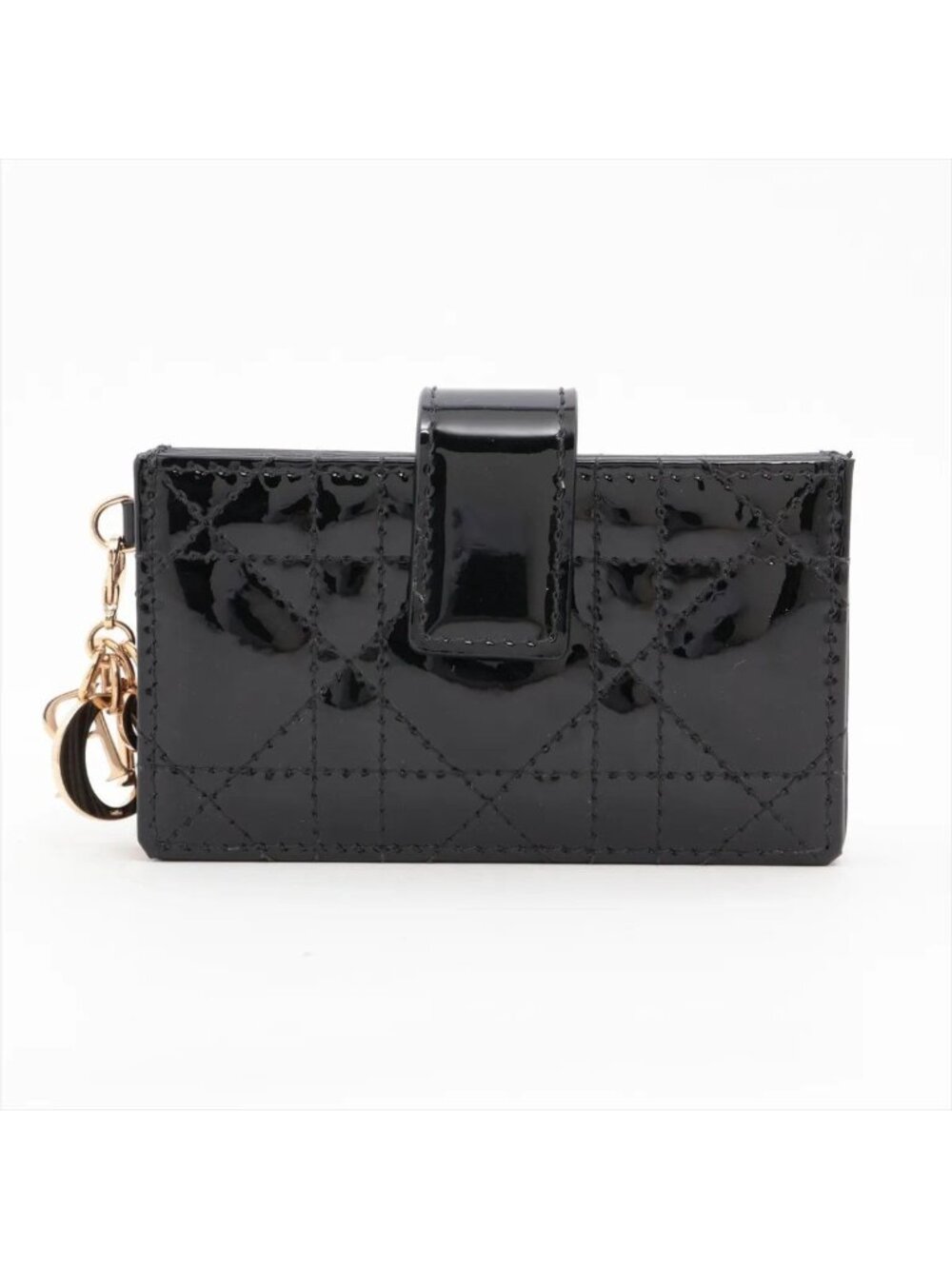 Dior Cannage Lady Jasmine Leather Card Case